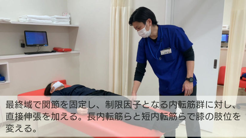 股徒手検査とモビリゼーション